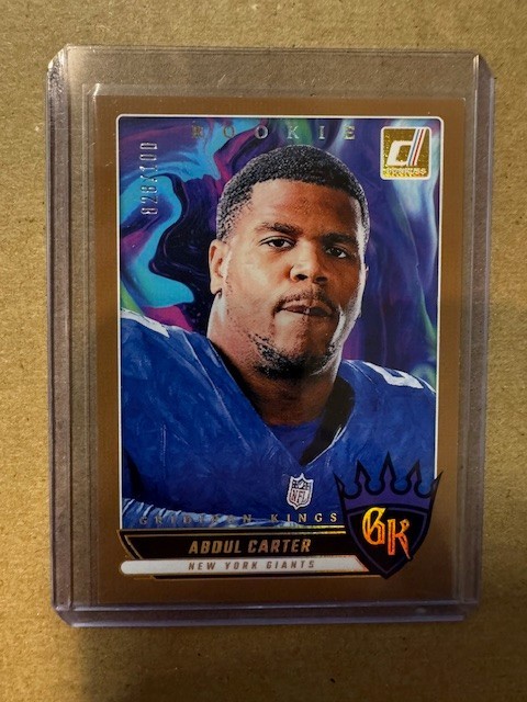 2025 Panini Donruss Studio Gridiron Kings Abdul Carter /100 #RGK-ACR