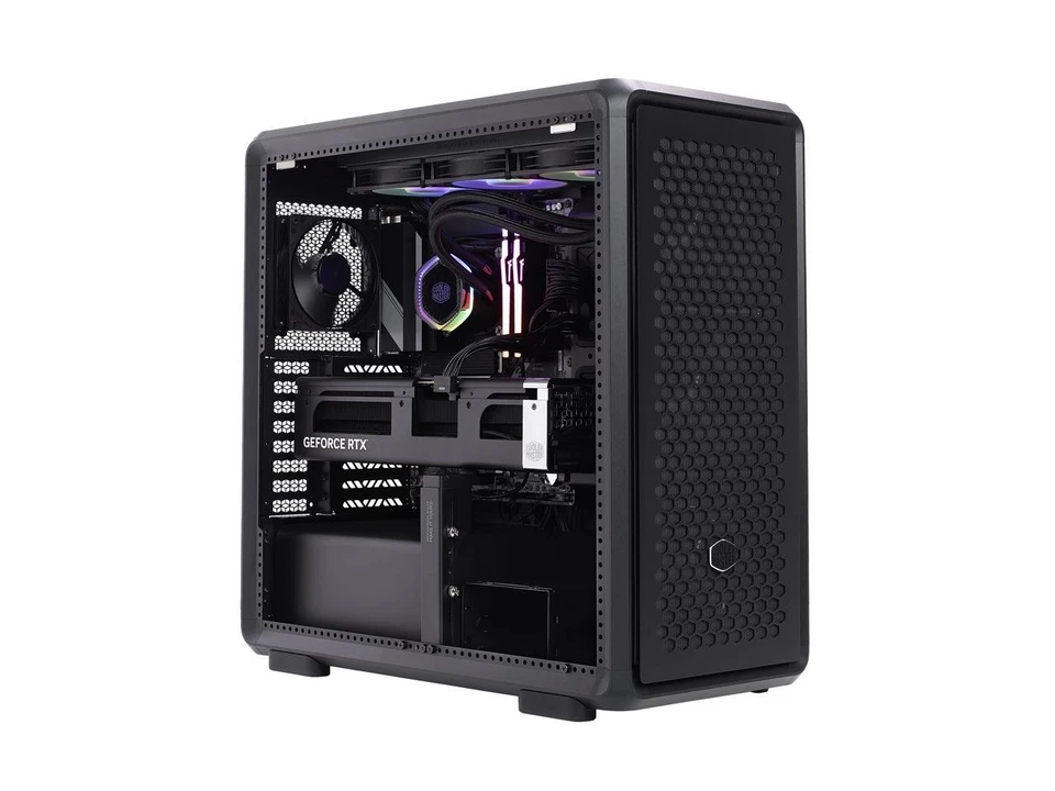 Cooler Master MasterFrame 600 FreeForm FineMesh Airflow ATX Mid-Tower Case, - Image 2 of 4
