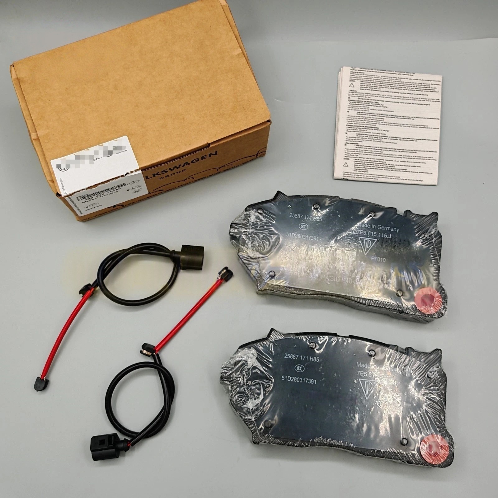 For Lamborghini Urus Front Brake Pads Set with Sensors 4M0698151BP US