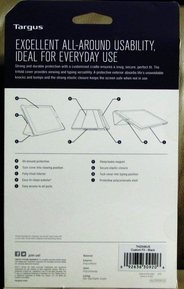 Targus Case Compatible with iPad Mini ,3,2,1 - Image 2 of 4