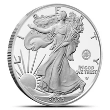 2025-W 1 oz Proof 250th Anniversary Army Privy American Silver Eagle Limit