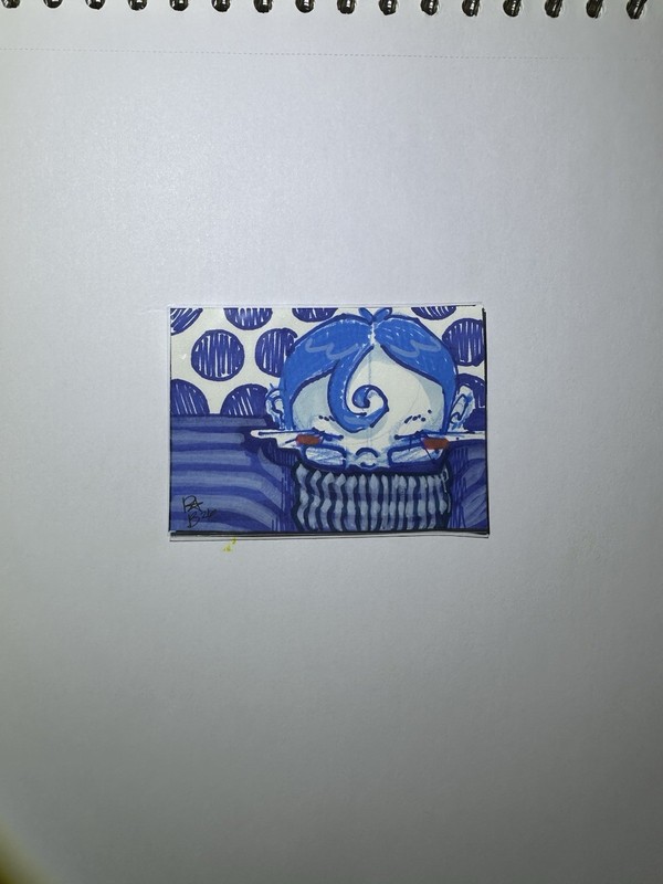 ACEO Original girl portrait illustration (1/1)