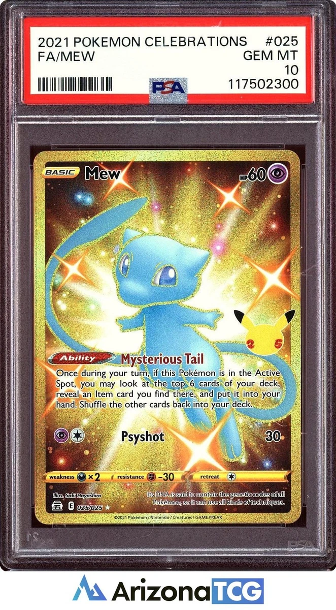 Mew Pokémon TCG Professional Sports Authenticator (PSA) Secret