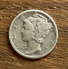 1928 Mercury Dime 10C – 90% Silver – Circulated – Winged Liberty Head US Coin