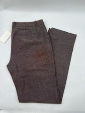 NWOT BOSS Hugo Boss Womens Brown Dress Pants Trousers Straight Leg Size 10