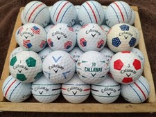 42 Callaway Chrome Soft/ Tour Triple Track, Truvis Mix Used Golf Balls 5A / 4A