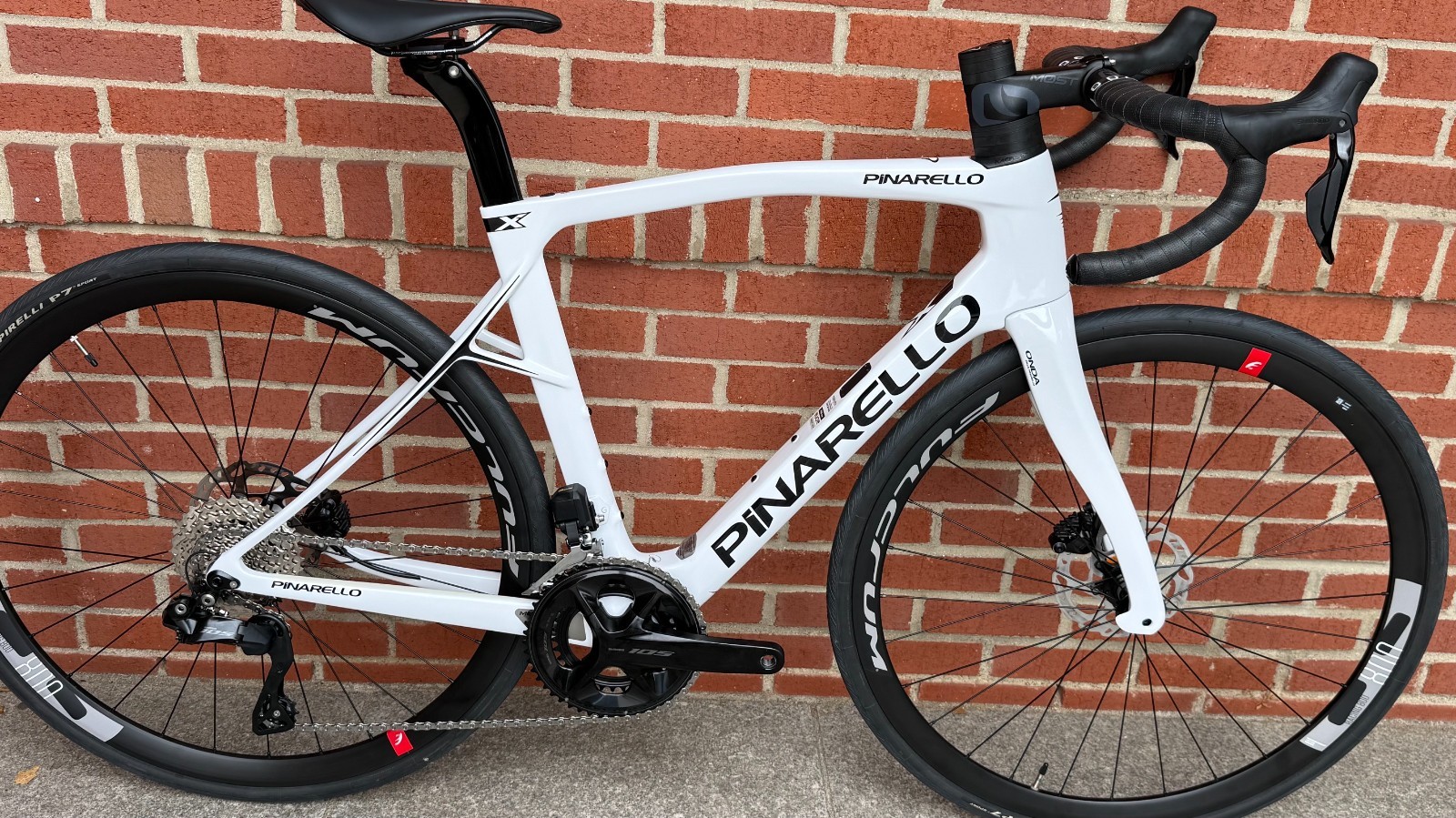 2025 Pinarello X5 105 DI2 51.5CM White New