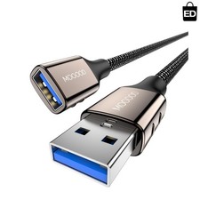 Durable 3FT USB 3.0 Extender Cable - Male to Female, Universal Compatibility
