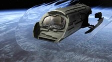 Stargate Puddle Jumper Shuttle impresión de resina 3D 6,75"x 4"