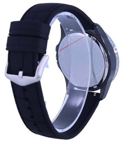 Fossil FB-01 Schwarzes Zifferblatt Silikonarmband Quarz CE5023 100M Herrenuhr - Picture 4 of 4