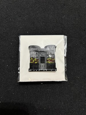 Ollivanders Wand Shop Metal Enamel Pin, Harry Potter Store Front Black