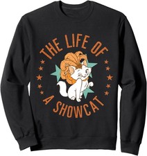 Funny Cat Era Life of Showcat Cat Love Lovers Unisex Crewneck Sweatshirt