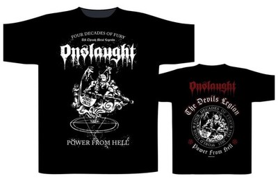 Onslaught - Power From Hell (2025) T-Shirt NEU & OFFICIAL!