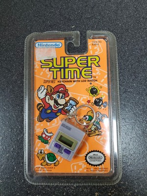Nintendo Super Time SNES LCD Keychain 1994 ULTRA RARE