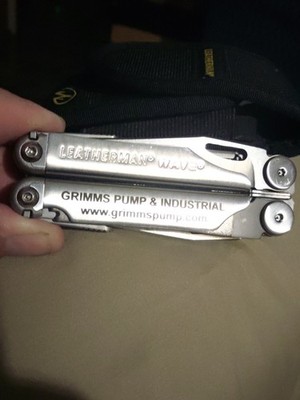 Leatherman Wave+ 17-in-1 All-Purpose Multi-Tool with Engraving Grimms Pump !!