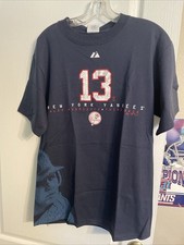 New York Yankees 13 Alex Rodriguez Baseball T-shirt Majestic Adult Size Med