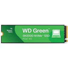 WD Green 500GB SN3000 PCIe NVMe M.2 2280 QLC SSD WDS500G4G0E-00CPS0