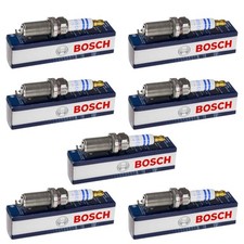 7x BOSCH Bougie D'Allumage Double Platine pour Porsche Cayenne 92A 4.8 Turbo