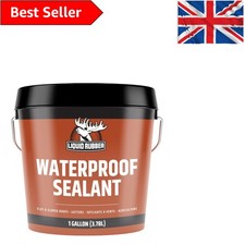 Versatile Black Waterproof Sealant - 3.78L Coating for Home & Garden Protection