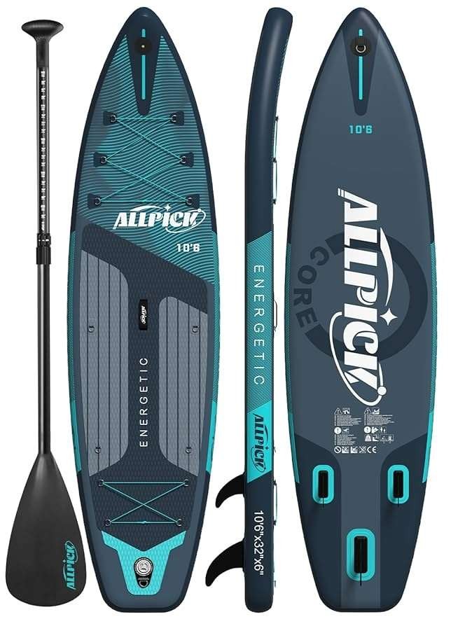 ALLPICK Set Premium SUP822 Tabla hinchable para paddle surf