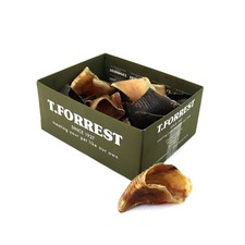 T.Forrest | 50 Dried Empty Cow Hooves | Long lasting, 100% Natural Dog Treats