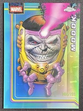 M.O.D.O.K. 2026 Topps Chrome Marvel Comics Aqua Refractor 008/199 #73