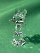 Swarovski Kristallfigur Motiv Katze Sitzend Sammler Top Zustand