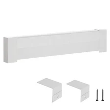 VEVOR 3 ft Baseboard Heater Covers Basic Series Standard for Bedroom White