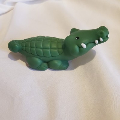 Fisher Price Little People Dark Green Male Alligator Crocodile Ark Zoo Swamp