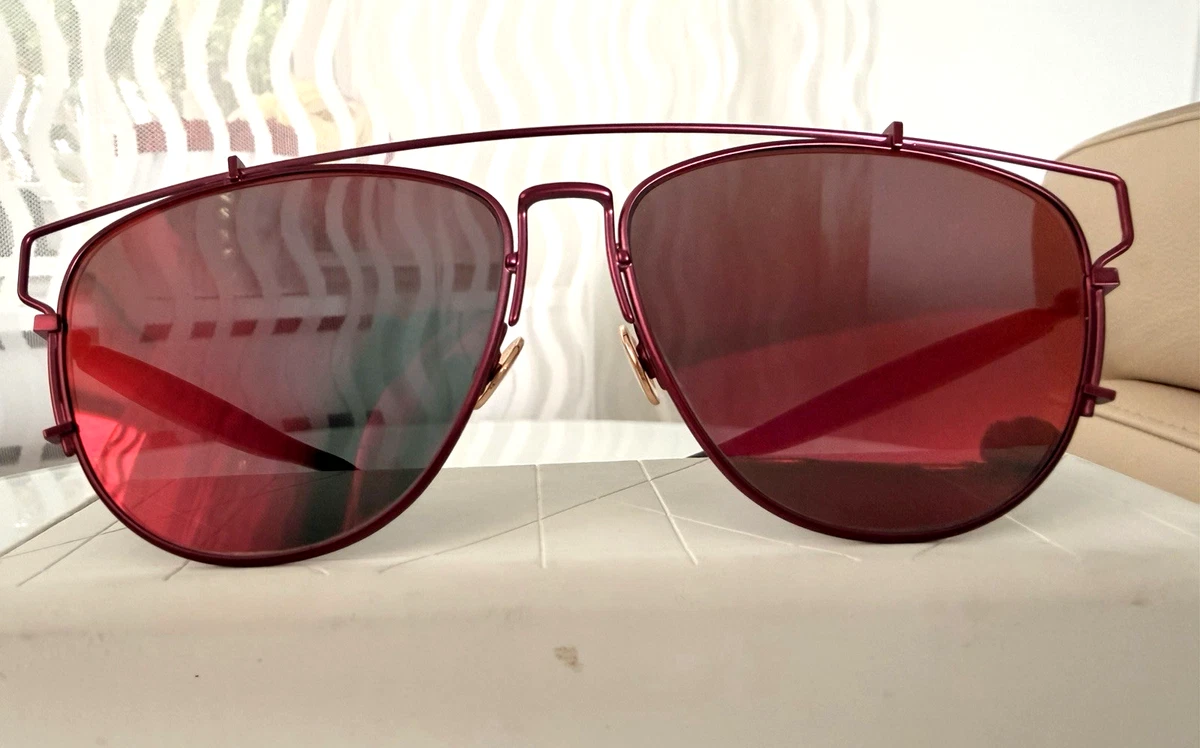 Dior Red Mirrored Sunglasses for Women for sale | eBay display picture 1