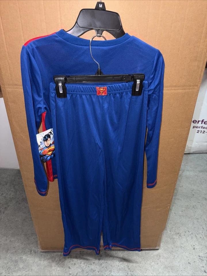 Juego de pijama manga larga Superman Boys 2 piezas talla 8 Foto 2 de 2