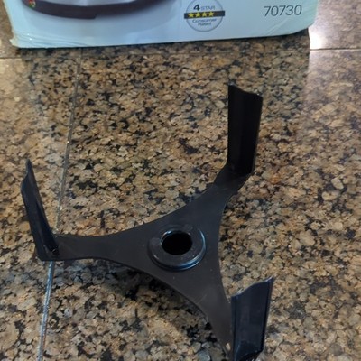 Hamilton Beach 70730 Food Processor Scraper Replacement Part Black Plastic