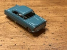 LESNEY No 33A Matchbox Dark Green Ford Zodiac Metal Grey Tires - Good Condition