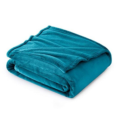  Fleece Throw Blanket Teal - 300GSM Blankets for Throw (50'' x 60'') Teal Blue