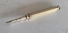 vintage propelling pencil, often referred to as a "mechanical/sliding" pencil.