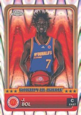 2024 Topps Chrome McDonald's All-American #76 John Bol RayWave Refractor