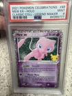 PSA 9 Mew ex Celebrations Classic Collection 88/92 2021 Pokemon Card Holo