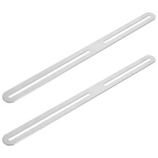 2 Pcs Briefkasten-montagehalterung Metallhalterung Briefkastenzubeh&ouml;r