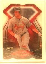 2011 TOPPS DIAMOND DIE CUT BLACK DDC-48 MATT HOLLIDAY 60/60 WITH COATING