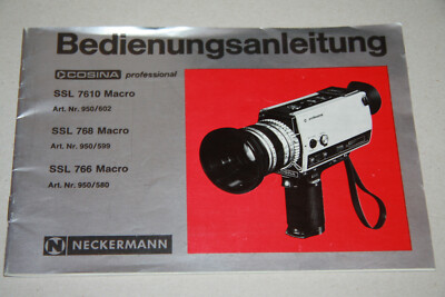 Bedienungsanleitung: Cosina     SSL   7610  +  768  +  766