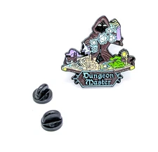 DUNGEON MASTER PIN Dungeons & Dragons DnD D&D Enamel Lapel Brooch (Cool Gift!)