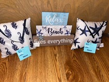Beach Bathroom Decor 3 piece Set