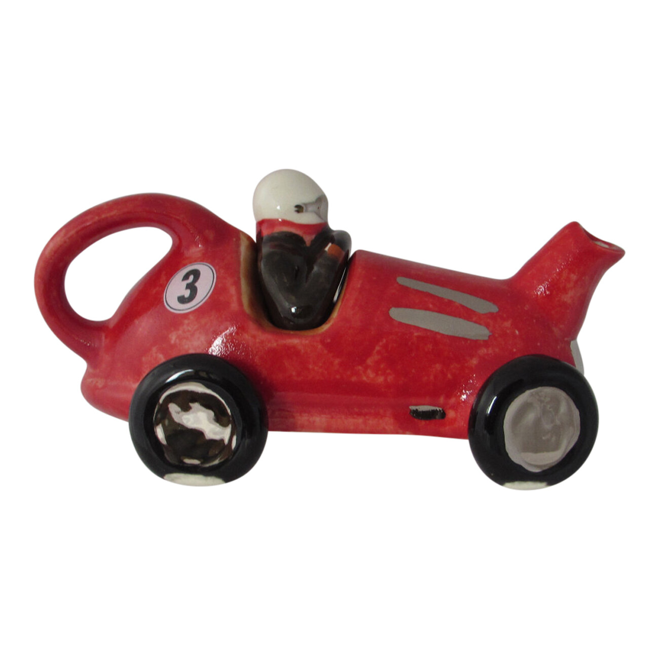 Racing Car Teapot One Cup Teapot Red Colourway Birthday Christmas Gift