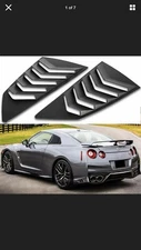 Side Window Louvers Windshield Sunshade Cover for 2008-2017 Nissan R35 GTR GT-R