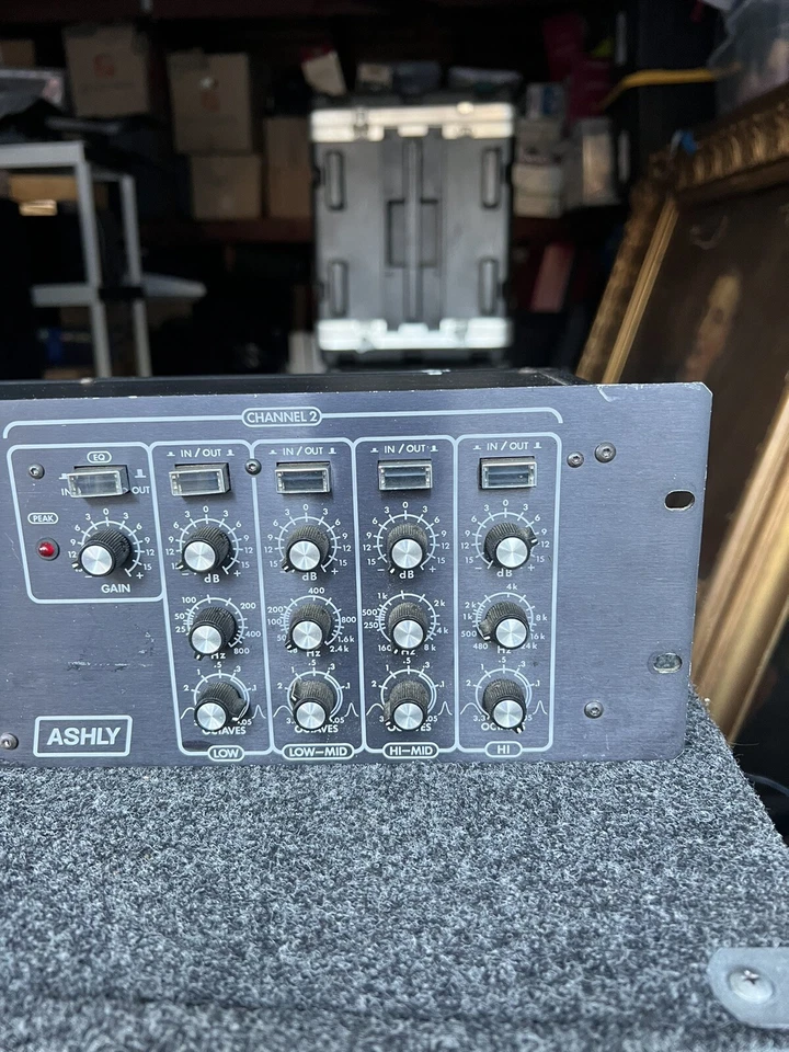 Ashly SC-66A SC-66 A Stereo 4-Band Parametric EQ Equalizer - Vintage No Tested - Image 4 of 4