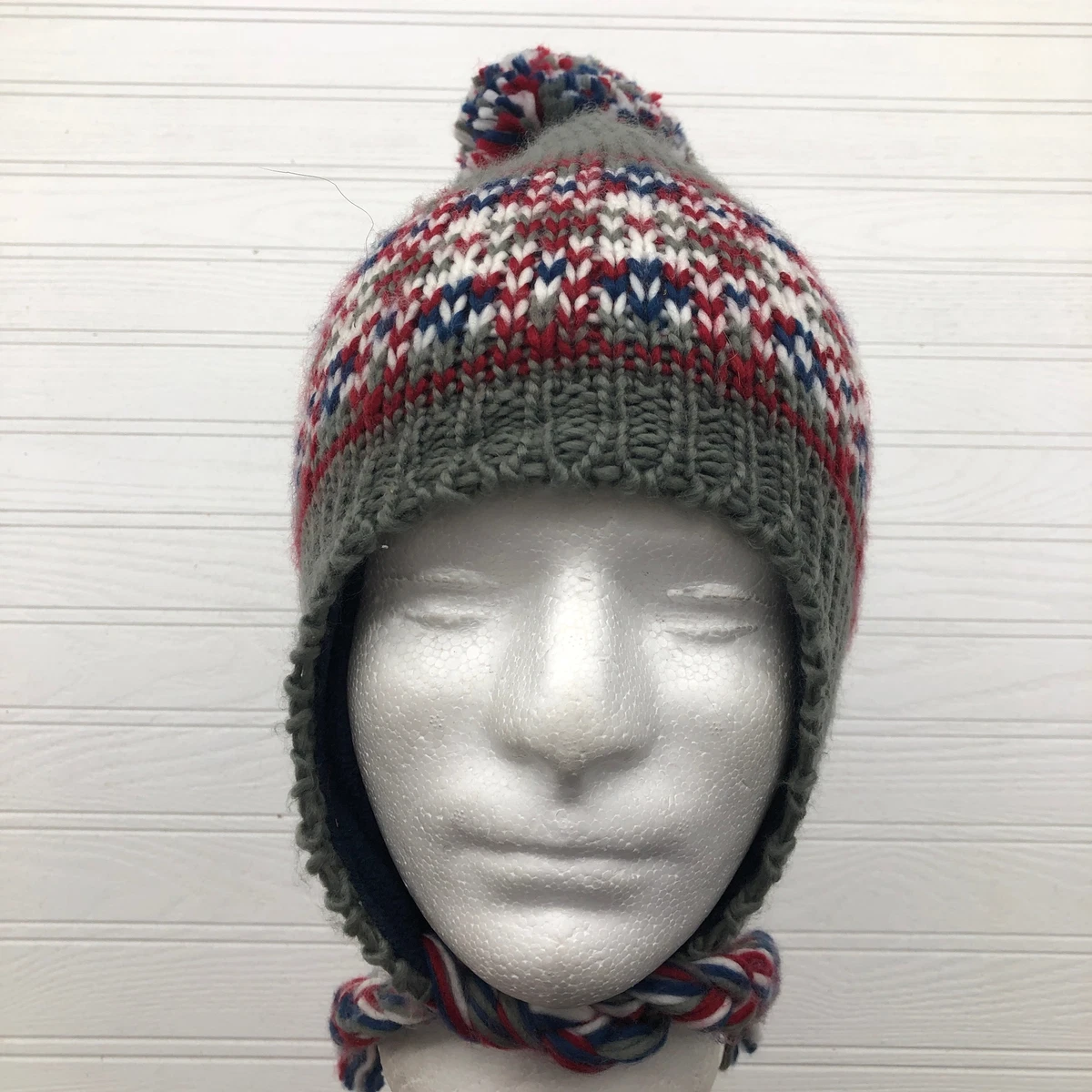 Red white and blue winter hats hot sale