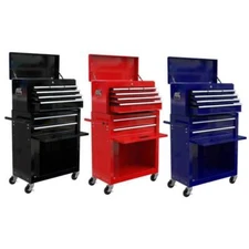 8 Drawer Tool Chest Storage Cabinet Tool Box with Wheels Storage Cabinet Rolling