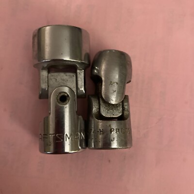 Craftsman Tools 11/16   -V- Proto 7/16   5274-H 3/8 Drive Chrome Swivel Socket