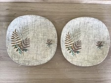 MEAKIN ROCK FERN 2 x DINNER PLATES 22cm