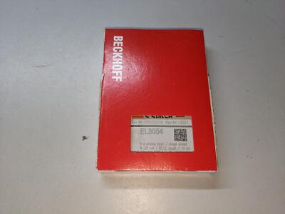 Beckhoff EL3054 4-Kanal-Analog-Eingangsklemme 4 20 mA single-ended 12 Bit 